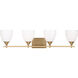 Drew & Jonathan Toffino 4 Light 36.00 inch Bathroom Vanity Light