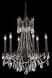 Rosalia 6 Light 23 inch Dark Bronze Dining Chandelier Ceiling Light in Royal Cut
