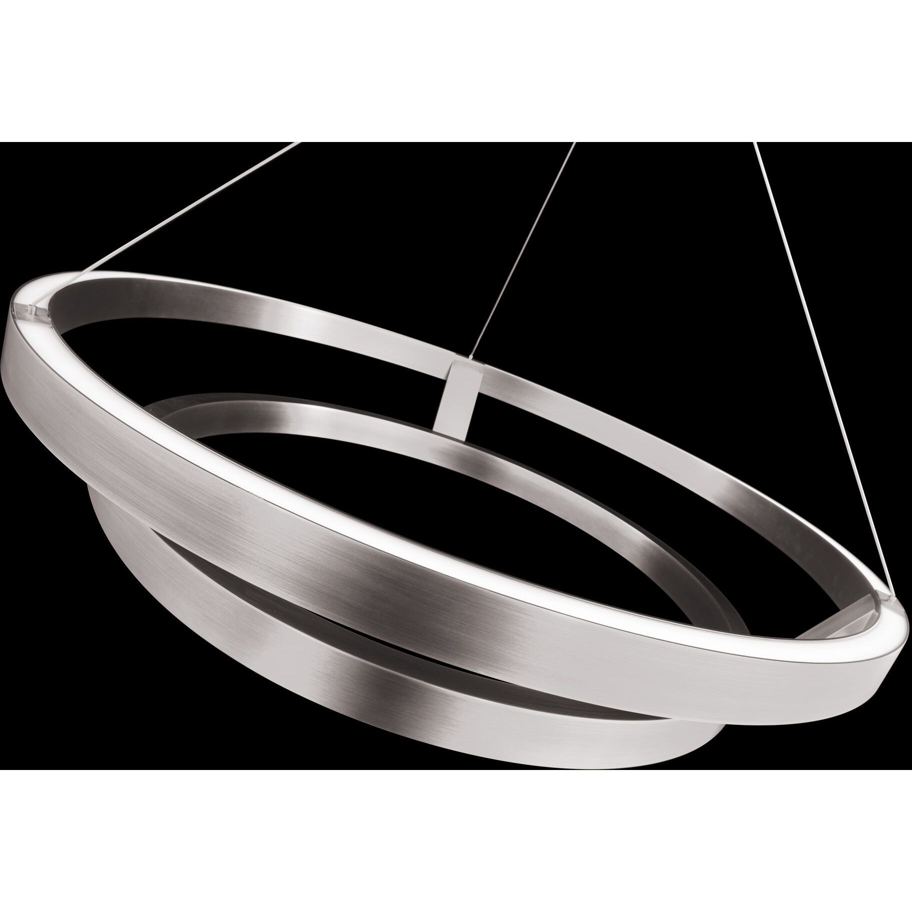 Imperial 1 Light 42 inch Brushed Nickel Chandelier Ceiling Light