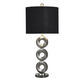 Infinite 35 inch 100 watt Infinite Silver Table Lamp Portable Light