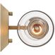 Yep Brilia 1 Light 4.88 inch Brushed Champagne Brass Wall Sconce Wall Light