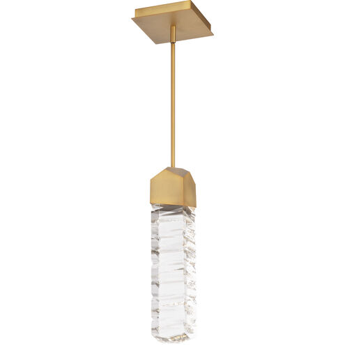 Juliet LED 15 inch Aged Brass Mini Pendant Ceiling Light