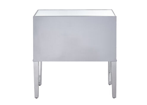 Reflexion 34 X 34 inch Antique Hand Rubbed Silver Nightstand