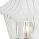 Mansard 1 Light 13 inch White Outdoor Post Lantern