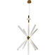 Canada LED 55 inch Gold LED Chandelier Ceiling Light