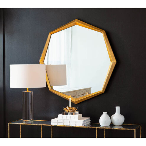 Hadley 36 X 36 inch Gold Leaf Mirror