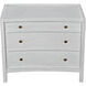 Hampton 36 X 31 inch White Wash Side Table