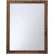 Aryana 52 X 40.25 inch Brown and White/Cream Mirror