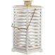 Hesper 6.5 inch White Outdoor Lantern, Set of 2