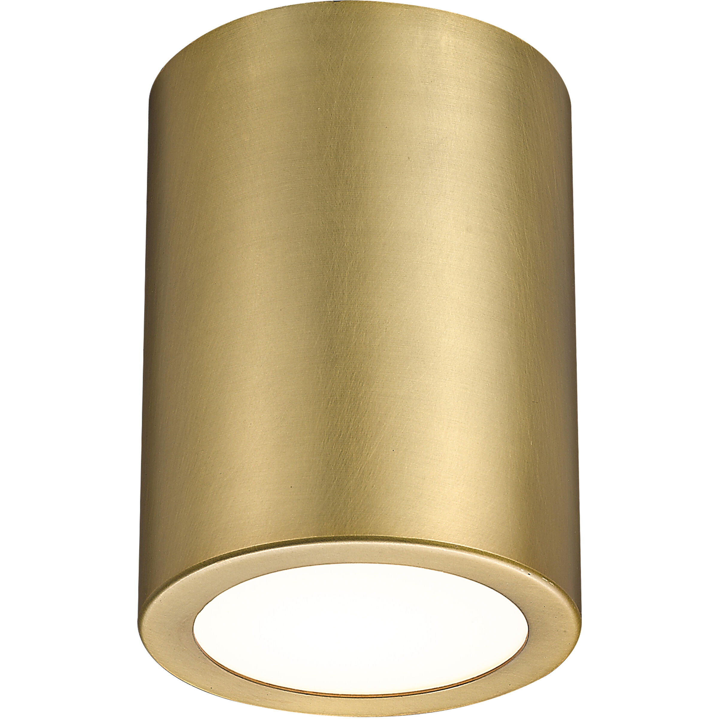 Z-Lite 2302F1-RB Harley 1 Light 5 inch Rubbed Brass Flush