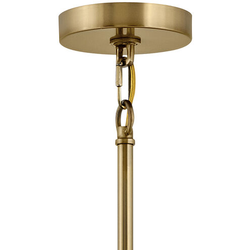 Ana LED 36 inch Heritage Brass Indoor Chandelier Ceiling Light