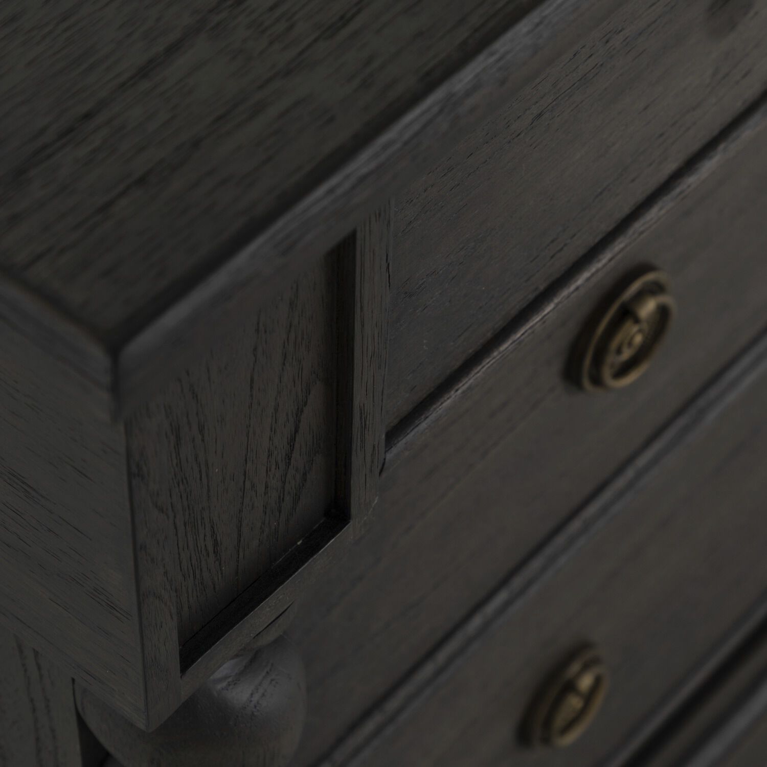 Burkhardt Cerused White / Dark Antique Bronze Chest