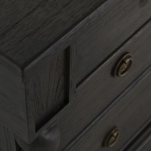 Burkhardt Cerused White / Dark Antique Bronze Chest