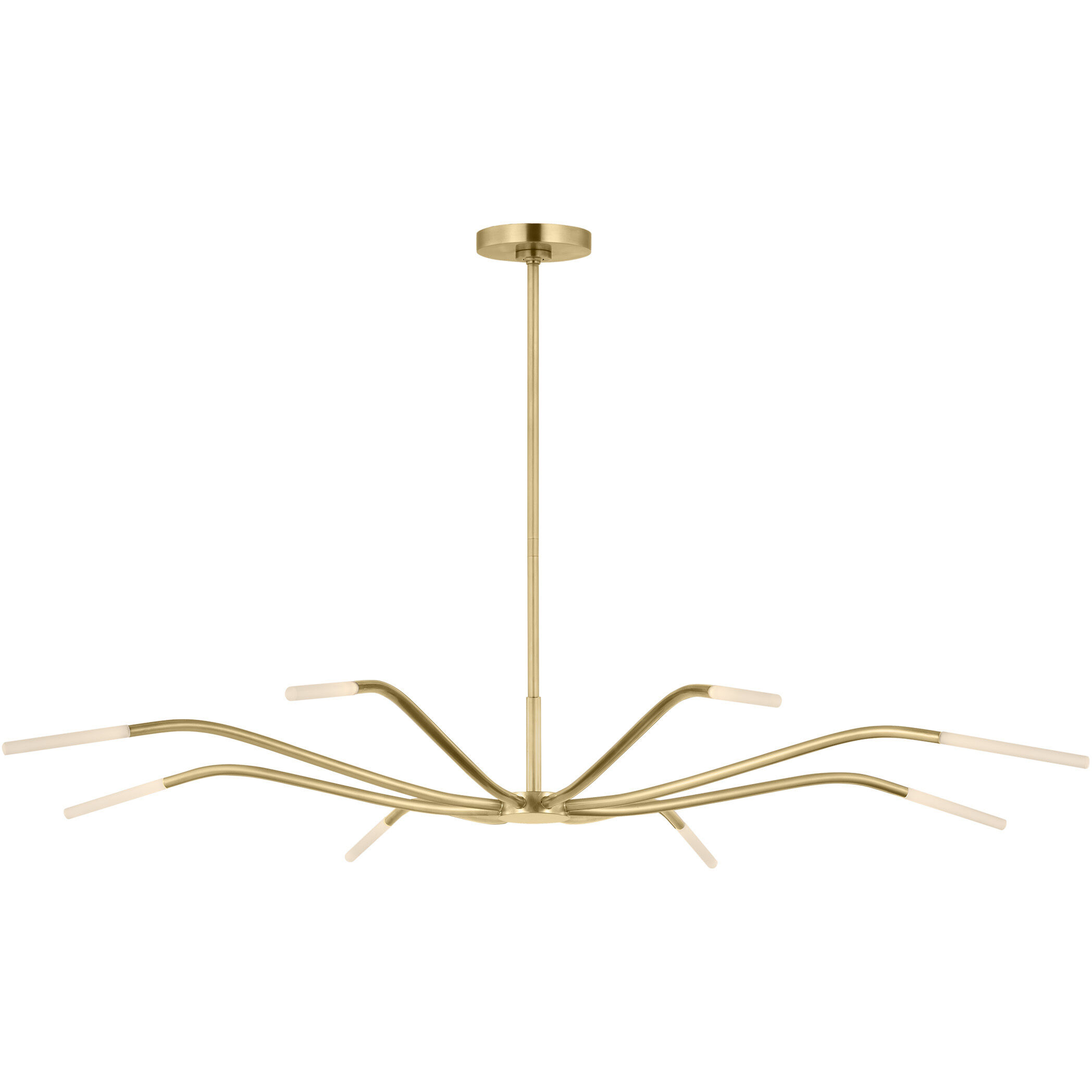 Sean Lavin Lajos LED 50 inch Hand-Rubbed Antique Brass Chandelier Ceiling Light