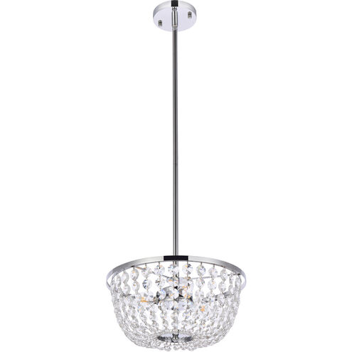 Gianna 3 Light 13 inch Chrome Pendant Ceiling Light