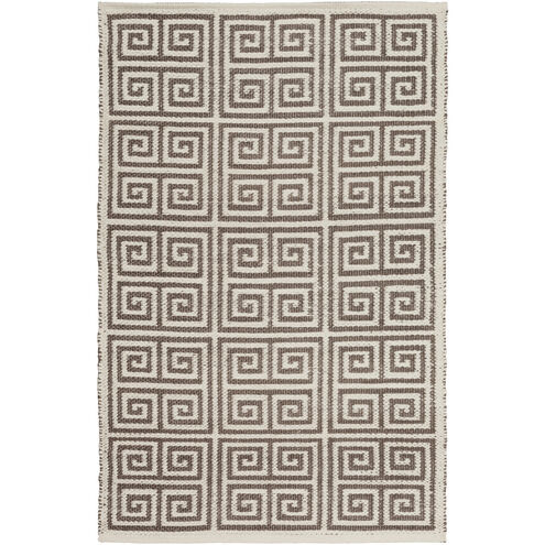 Picnic 36 X 24 inch Brown/Cream Handmade Rug