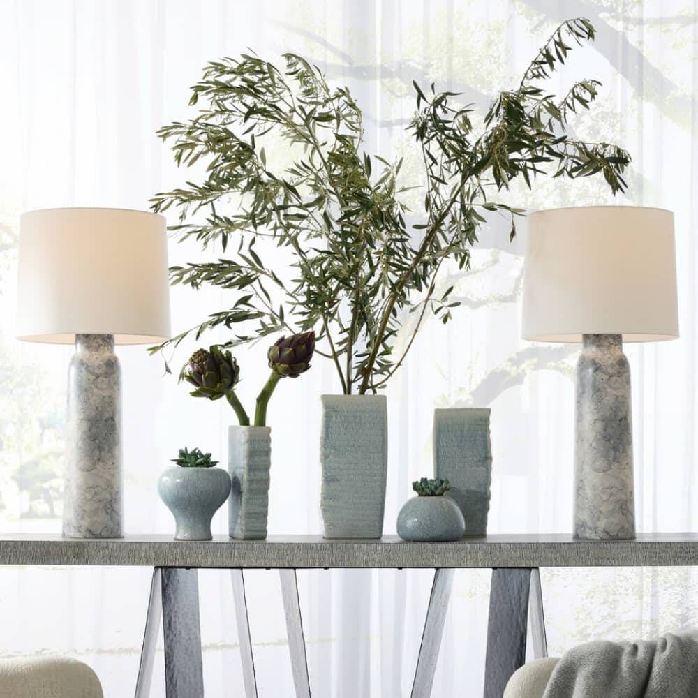 Fisher 11 X 6 inch Vases, Set of 3