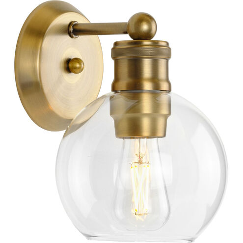 Hansford 1 Light 7 inch Vintage Brass Bath Vanity Wall Light
