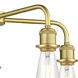 Ballston 5 Light 18 inch Satin Gold Chandelier Ceiling Light