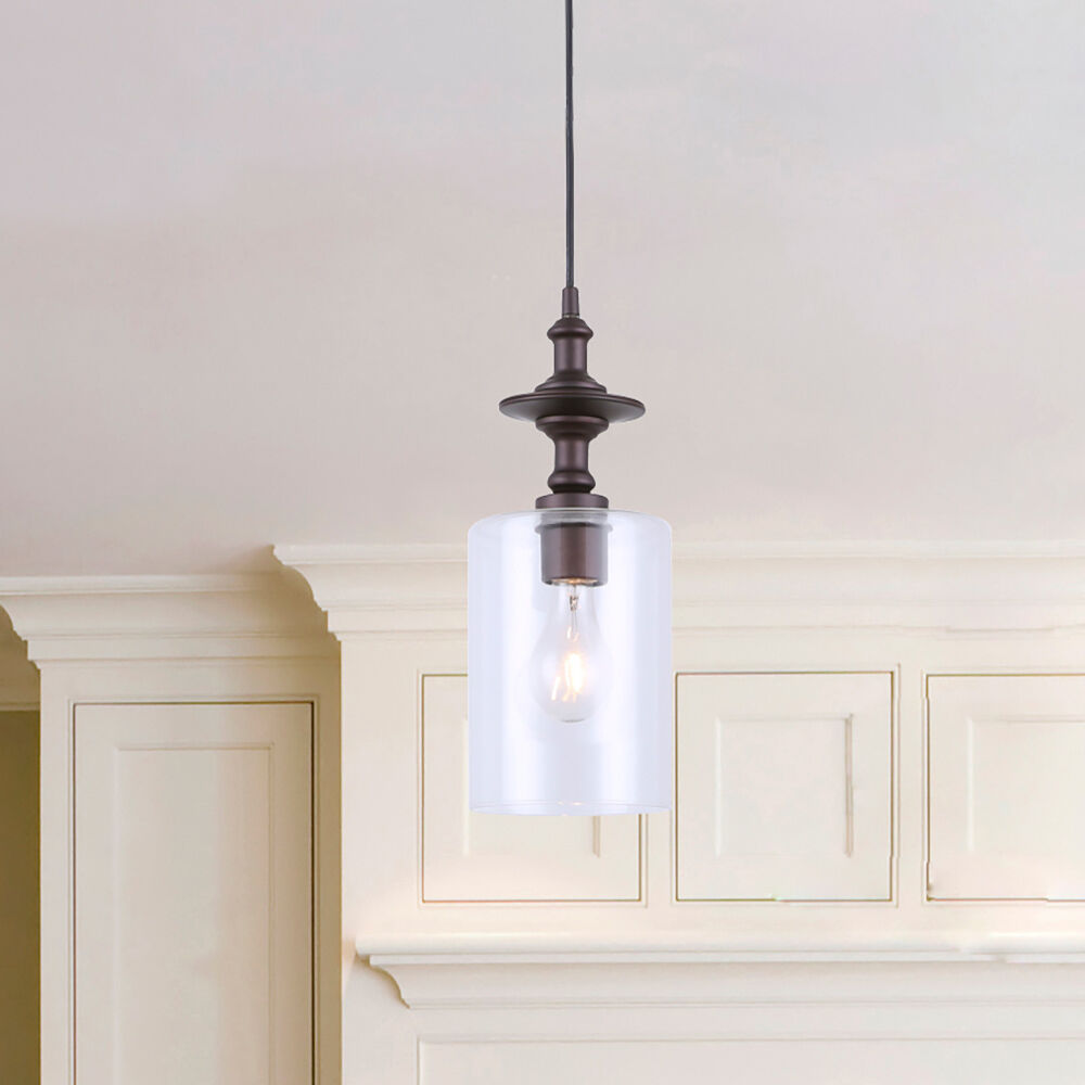 Madison 1 Light 6 inch Oil Rubbed Bronze Pendant Light Ceiling Light