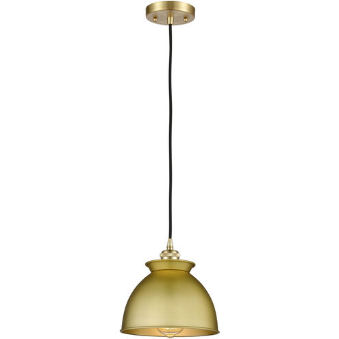 Adirondack 1 Light 8.13 inch Satin Gold Mini Pendant Ceiling Light