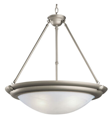 Beveled Edge 3 Light 20 inch Antique White Flush Mount Ceiling Light