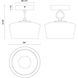 Alora Mood Leota LED 8 inch Matte Black Semi-Flush Mount Ceiling Light