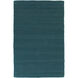 Juno 96 X 60 inch Aqua, Dark Brown Rug