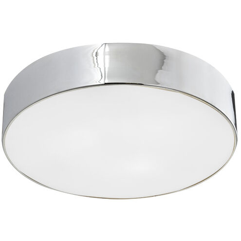 Snare 2 Light 12 inch Chrome Flush Mount Ceiling Light