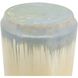 Florence 18 inch Blue/Cream Garden Stool