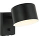 Clinton 1 Light 6 inch Black Wall Sconce Wall Light