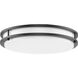Abide LED LED 14 inch Matte Black Flush Mount Ceiling Light, Medium, Progress LED