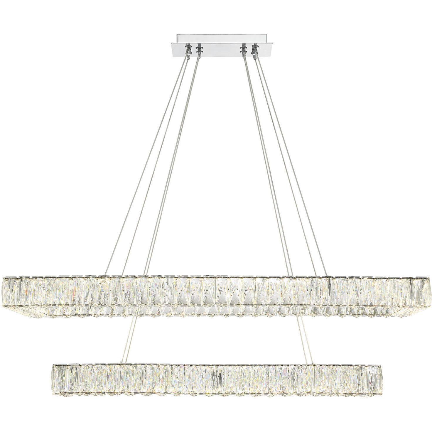 Dickinson 1 Light 41.5 inch Chrome Chandelier Ceiling Light