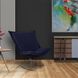 Barbet Royal Blue Chair Cover & Cushion