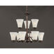 Vital 9 Light 26 inch Oil Rubbed Bronze Chandelier Ceiling Light