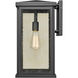 Lyons 1 Light 17.75 inch Matte Black Exterior Wall Lantern