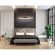 Grazia LED 36 inch Matte Black and Brushed Gold Chandelier Ceiling Light