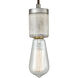 Scarsdale 1 Light 2 inch Weathered Zinc with Gray Mini Pendant Ceiling Light