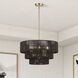 Acordia 6 Light 23 inch Antique Brass Pendant Chandelier Ceiling Light