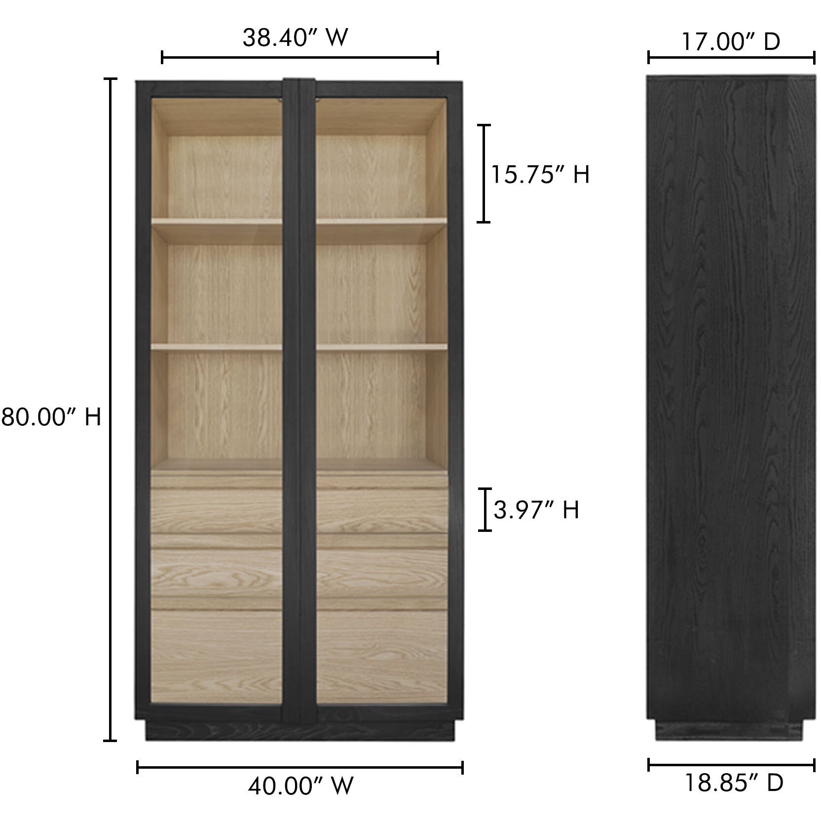 Charlotte Multicolor Tall Cabinet