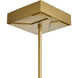 Solara 72 inch Brass Chandelier Ceiling Light