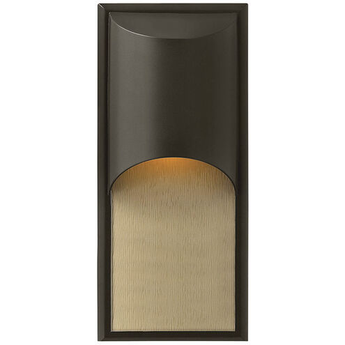 Cascade Outdoor Wall Mount Lantern in Bronze, Medium