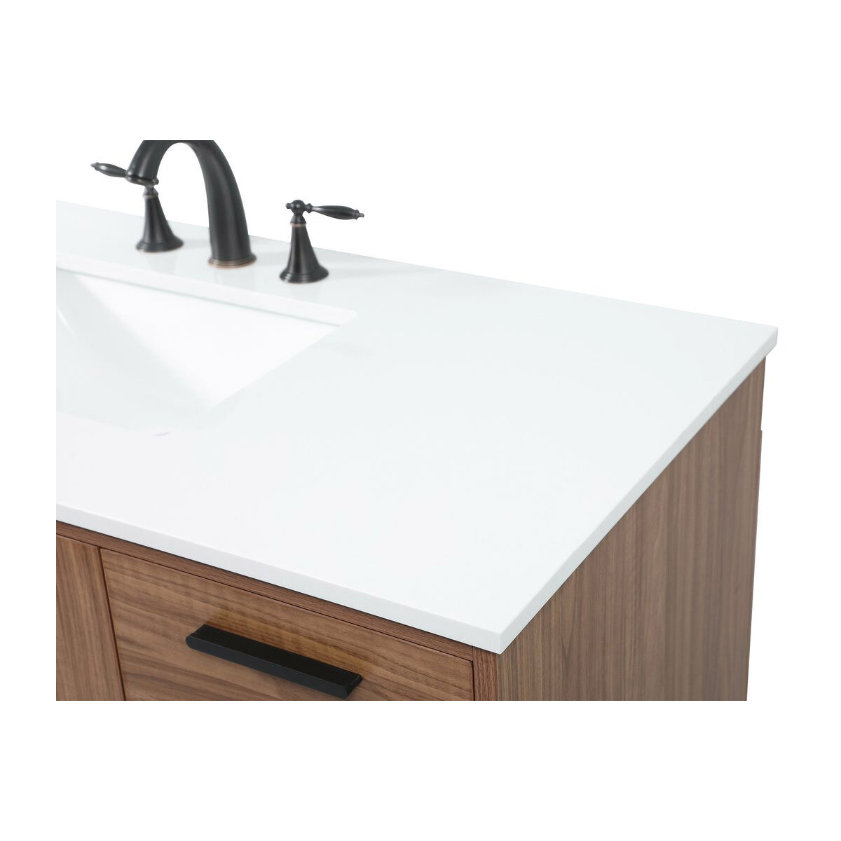 Baldwin 48 X 22 X 34 inch Walnut Brown Vanity Sink Set