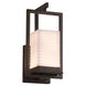 Porcelina LED 6.25 inch Dark Bronze Wall Sconce Wall Light in Sawtooth