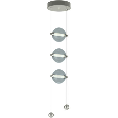Abacus LED 8.8 inch Sterling Pendant Ceiling Light in Cool Grey