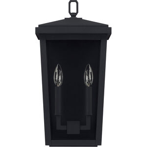 Donnelly 2 Light 18 inch Black Outdoor Wall Lantern