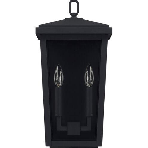 Donnelly 2 Light 18 inch Black Outdoor Wall Lantern