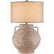 Pompeii 36.75 inch 150 watt Brownish Gray Table Lamp Portable Light