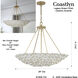Coastlyn 6 Light 28 inch Legacy Brass Pendant Ceiling Light