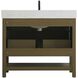 Karson 42 X 34 inch Chestnut Brown Bathroom Vanity Cabinet in Included